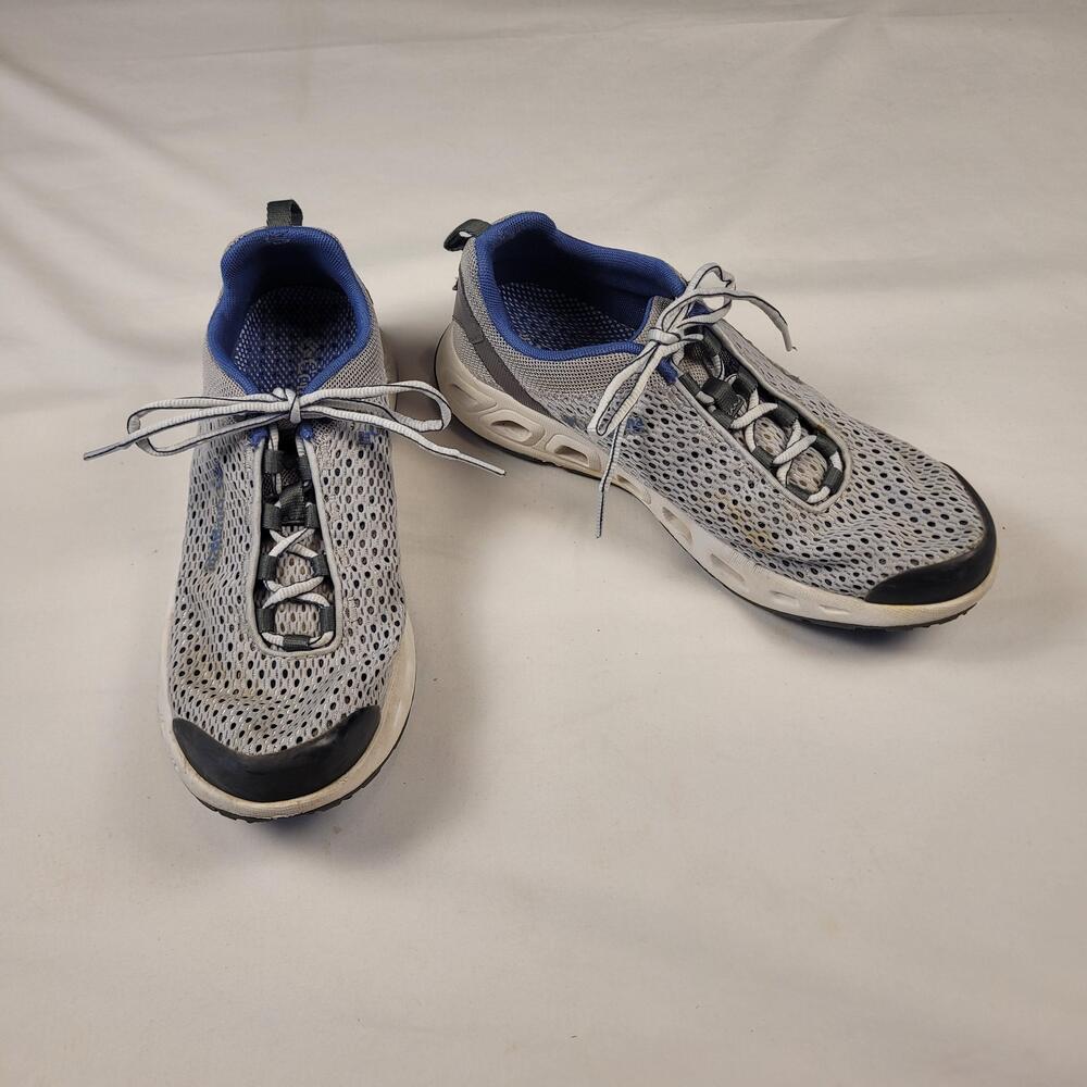 Columbia PFG Shoes Womens Size 9.5 Blue Mesh Water Fishing Sneaker Boat Athletic